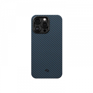 Чехол Pitaka MagEZ Case 3 для iPhone 14 Pro (6.1") черно-синий кевлар (арамид)