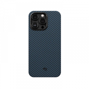 Чехол Pitaka MagEZ Case 3 для iPhone 14 Pro Max (6.7") черно-синий кевлар (арамид)
