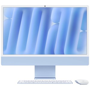 Apple iMac 24" Retina 4.5K (M4 8-Core, GPU 8-Core, 16GB, 256GB) MWUF3 - Blue (2024)