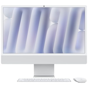 Apple iMac 24" Retina 4.5K (M4 8-Core, GPU 8-Core, 16GB, 256GB) MWUC3 - Silver (2024)