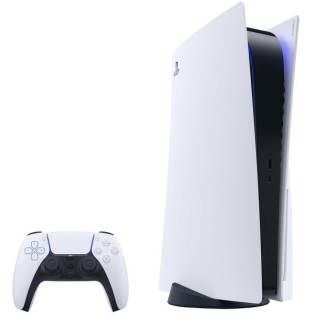 Игровая приставка Sony PlayStation 5 Slim, с дисководом, 1000 ГБ SSD, без игр, белый